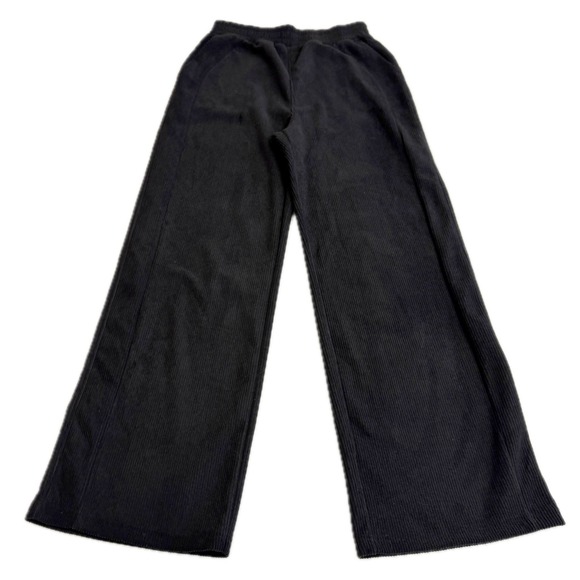 HALARA Pants - Halara Pants Womens Small Tall Black Corduroy Wide Leg High Waisted Casual